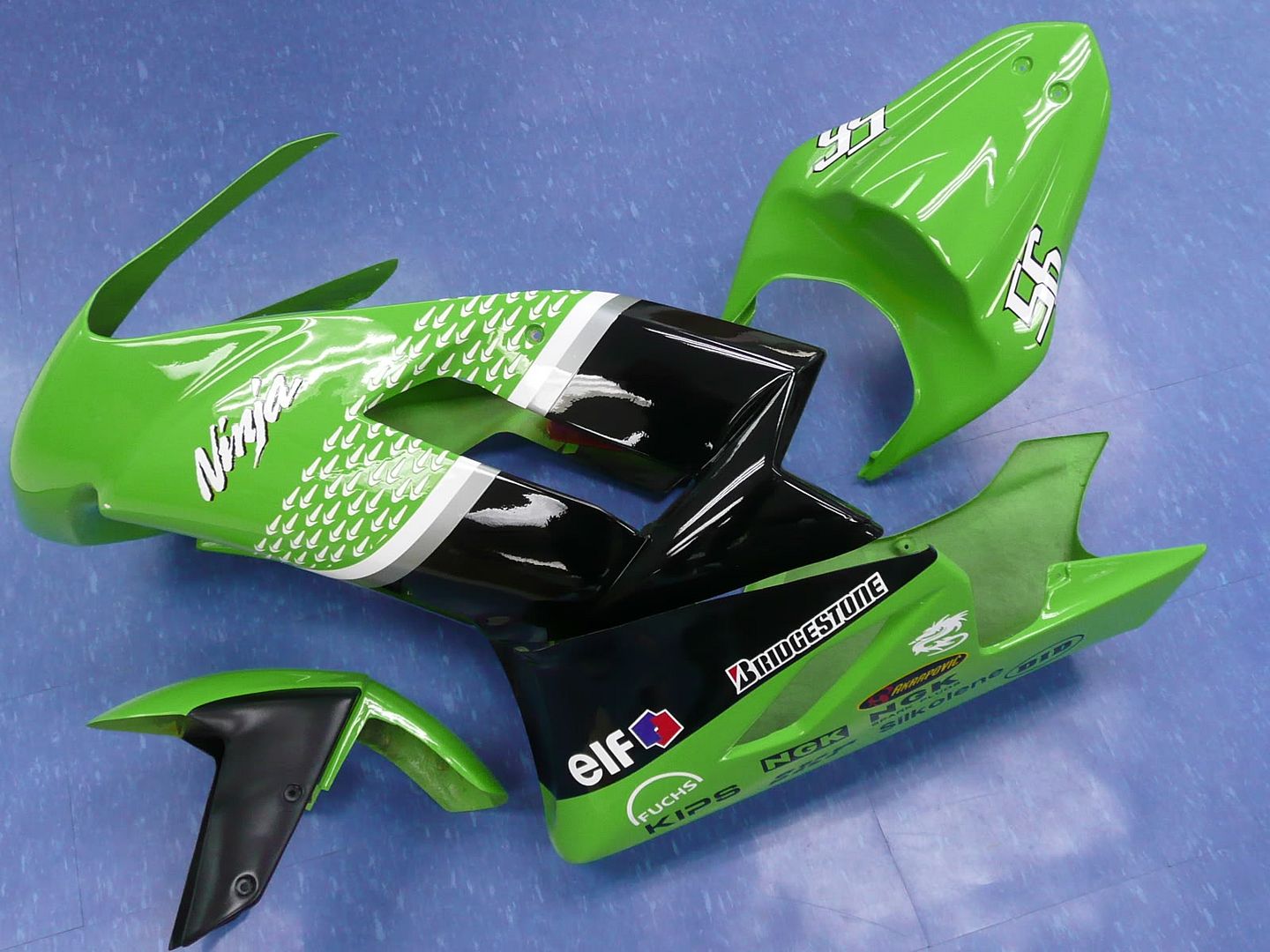 painting plastic fairings